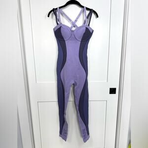Adidas x Ivy Park Knit Catsuit Purple Glow Rodeo Size Medium
